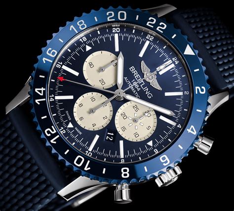 breitling chronoliner blauw|Breitling chronoliner review.